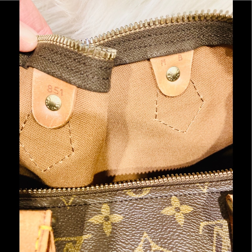 Authentic Louis Vuitton Speedy 35 #7.7ahj - Picture 11 of 12